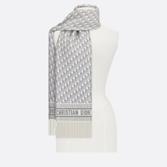 Dior Oblique Cashmere Scarf - Picture 1 of 6